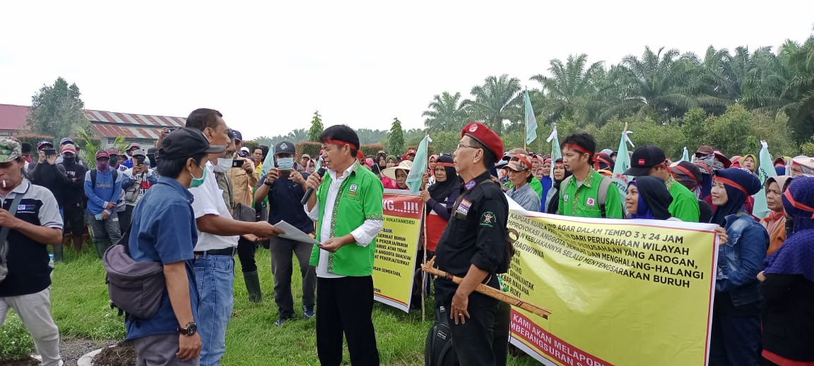 Buruh Terima Intimidasi, Ketua KSBSI Kalteng Berang